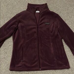Columbia Women's Burgundy Fleece Jacket